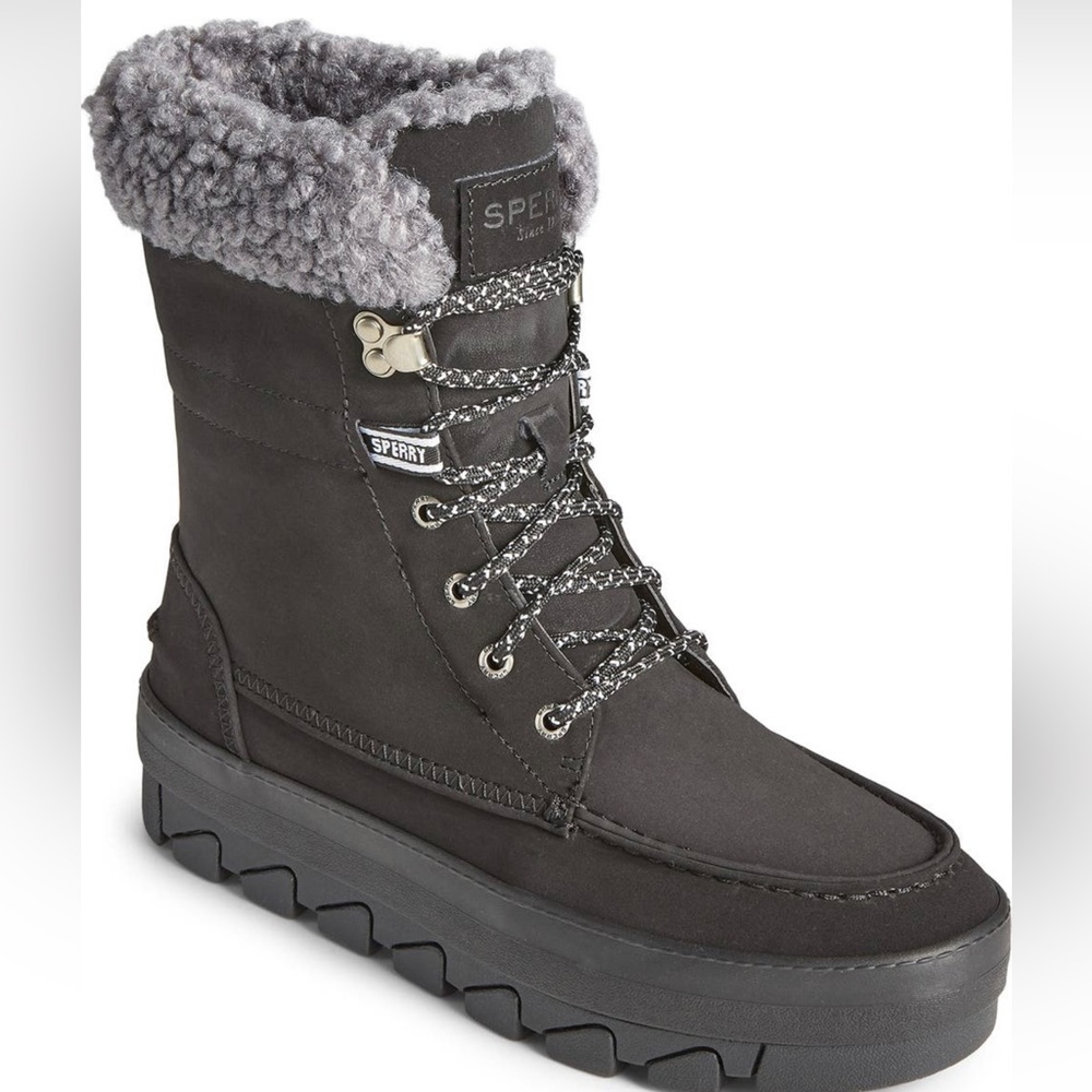 Sperry Top-Sider Juneau Faux Shearling Trim Boot  ( women’s)